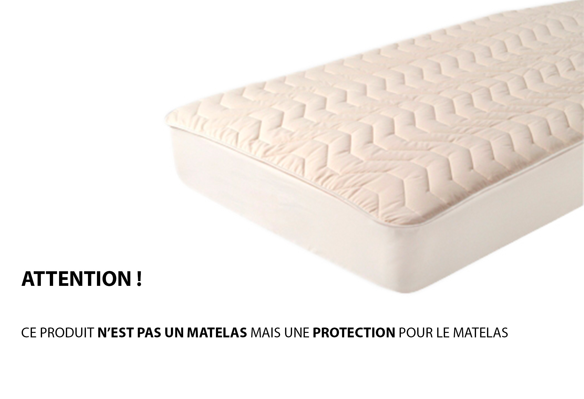 Protège matelas Moshy FLEUR DE COTON PROTECTION  180x200 (King size)