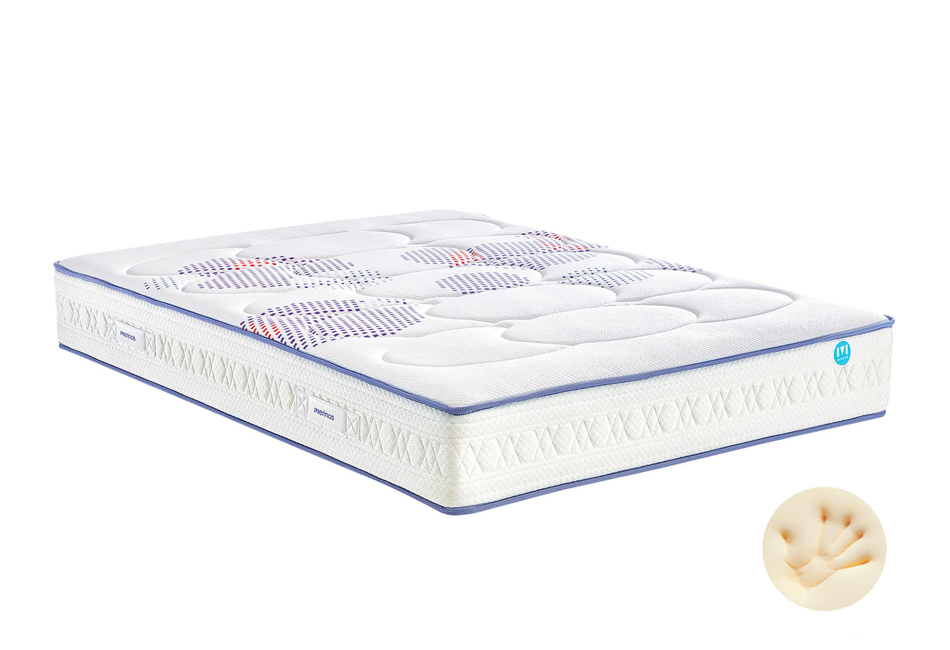 Matelas Ressorts Merinos CHILLY WAVE  180x200 (King size)