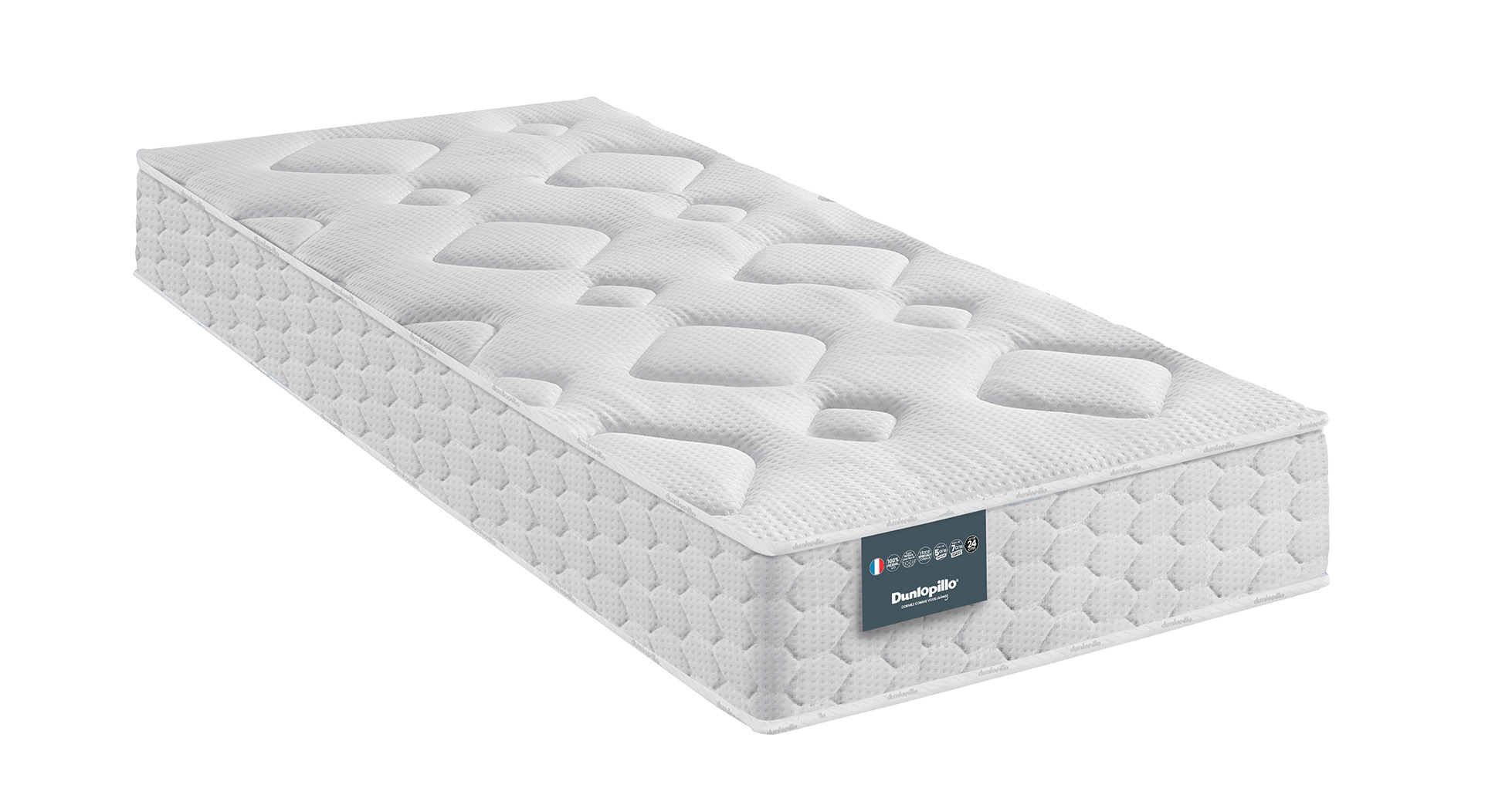 Matelas Latex Dunlopillo CASSIOPE RELAX  2x80x200 (2 pers)